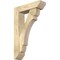 Ekena Millwork Olympic Slat Rough Sawn Bracket w/ Offset Brace, Douglas Fir, 6"W x 22"D x 34"H BKT0604X22X34OLY06RDF - alternate 1
